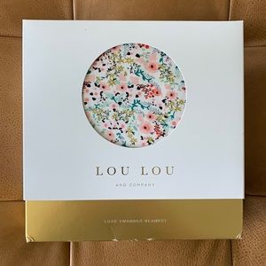 Lou Lou and Company Millie Floral Print Swaddle Blanket